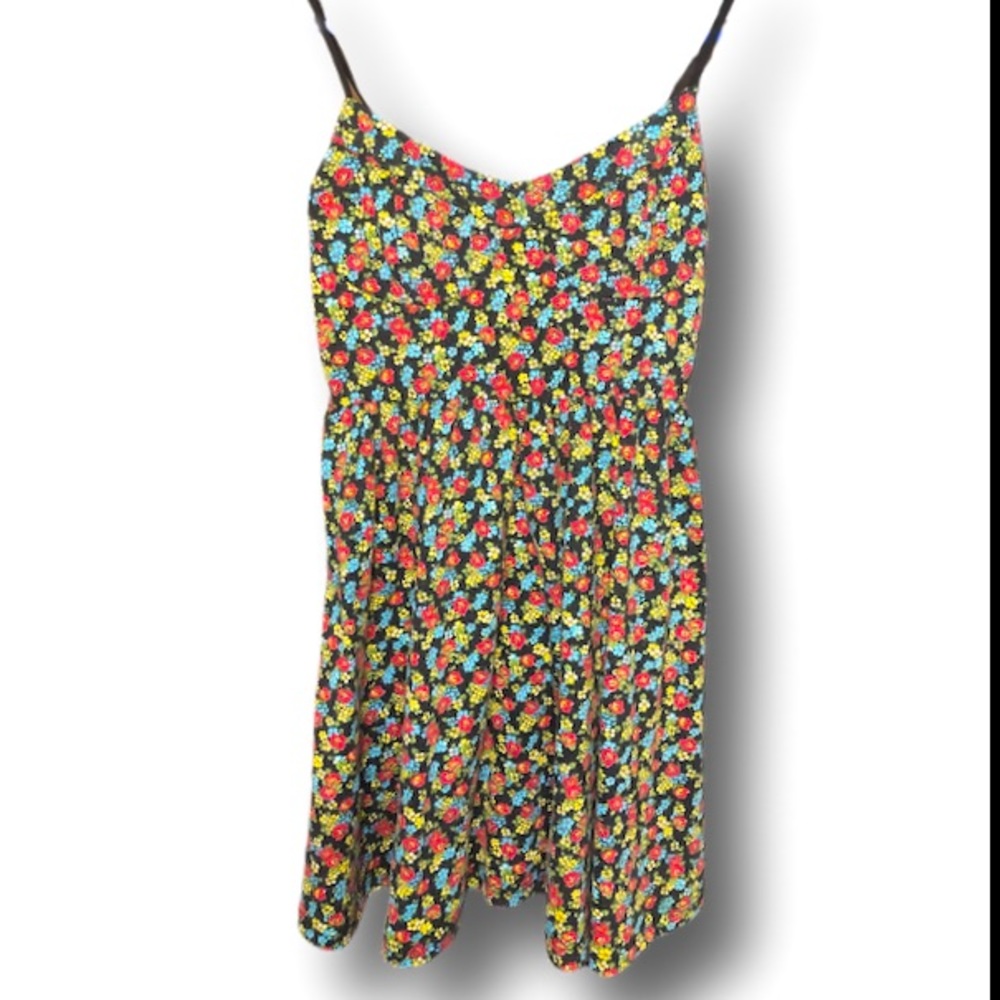 Y2K Floral Skater Dress